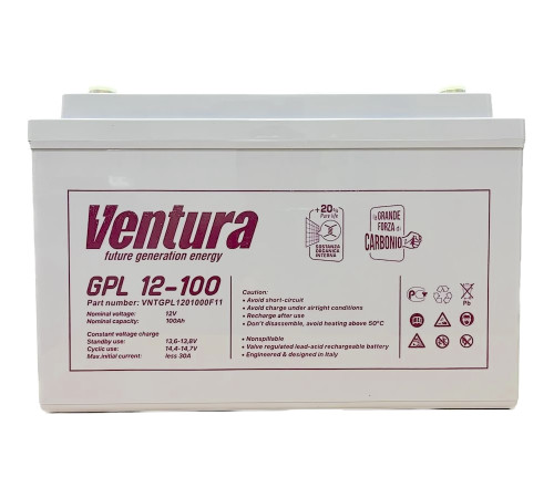 Акумулятор мультигелевий Ventura GPL 12-100 Акумулятор мультигелевий Ventura GPL 12-100