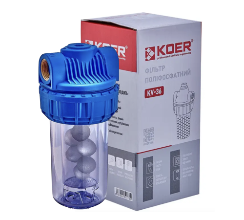 Фільтр поліфосфатний KOER KV-36 Фільтр поліфосфатний KOER KV-36