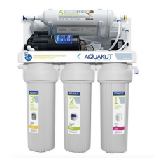 Система зворотного осмосу AQUAKUT з помпою 50G RO-5 АRА-01