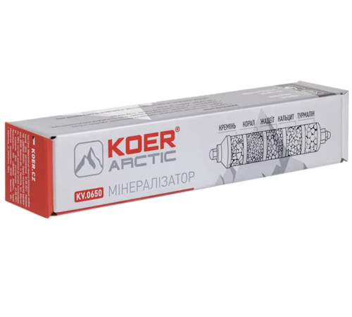 Мінералізатор п'ятикомпонентний KOER KV.0650 Arctic (KR3171) Мінералізатор п'ятикомпонентний KOER KV.0650 Arctic (KR3171)