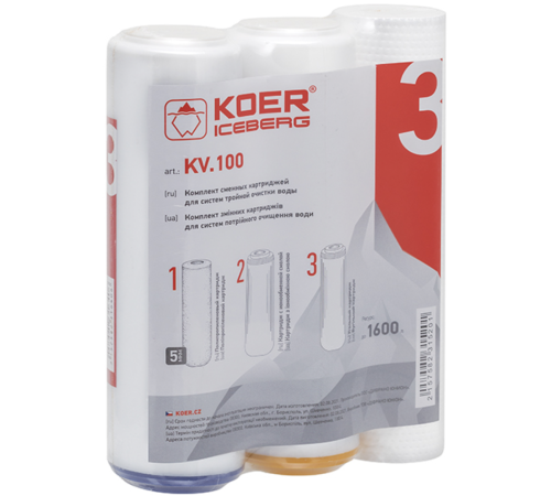 Комплект змінних картриджів KOER KV.100 Iceberg (KR3152) Комплект змінних картриджів KOER KV.100 Iceberg (KR3152)