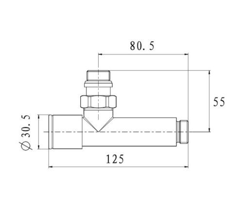 Комплект кутових кранів Raftec RV-4012 1/2"x1/2" Комплект кутових кранів Raftec RV-4012 1/2"x1/2"