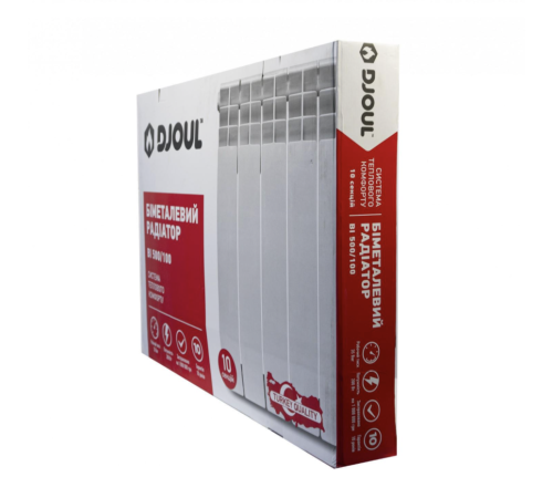 Біметалевий радіатор Djoul Bi 500/100