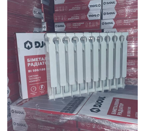 Біметалевий радіатор Djoul Bi 500/100