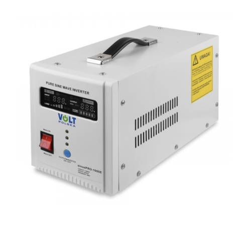 Комплект резервного живлення VOLT Polska SINUS PRO 1000 E 12-230 V + 2х мультигелева батарея VOLTIK AGM VP-65-12 12V 65Ah