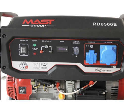 Бензиновий генератор MAST GROUP RD6500E Бензиновий генератор MAST GROUP RD6500E