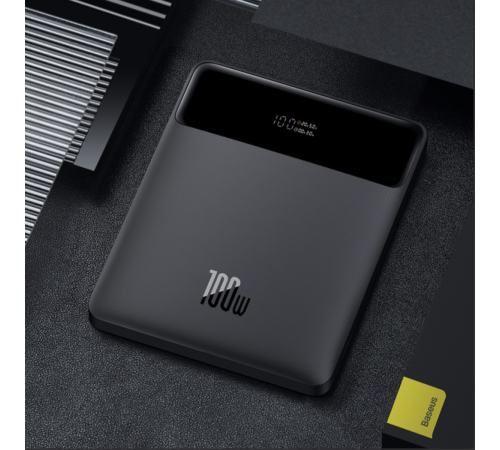 УМБ Baseus Blade Digital Display 20000mAh 100W 5A з технологією QC4.0+PD3.0 + кабель Type-C to Type-C 100W 20V/5A 1м УМБ Baseus Blade Digital Display 20000mAh 100W 5A з технологією QC4.0+PD3.0 + кабель Type-C to Type-C 100W 20V/5A 1м