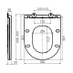 Кришка для унітаза Am.Pm Inspire C507853WH soft-close