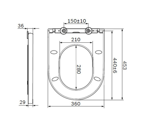 Кришка для унітаза Am.Pm Spirit V2.0 C707858WH soft-close Кришка для унітаза Am.Pm Spirit V2.0 C707858WH soft-close