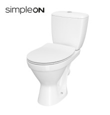 Унитаз-компакт Cersanit Cersania 705 011 с сиденьем Slim из дюропласта Soft Close