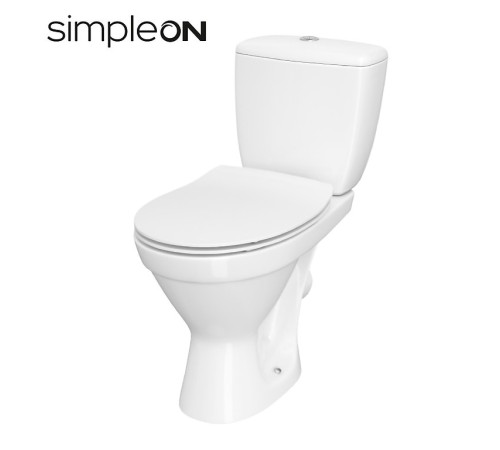 Унитаз-компакт Cersanit Cersania 705 011 с сиденьем Slim из дюропласта Soft Close Унитаз-компакт Cersanit Cersania 705 011 с сиденьем Slim из дюропласта Soft Close