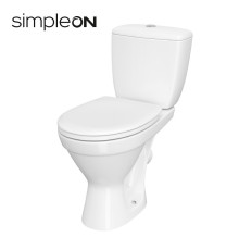 Унитаз-компакт Cersanit Cersania 704011 3/6 (CCKZ1015011894) с крышкой дюропласт softclose