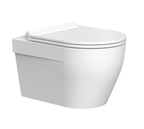 Унітаз підвісний Devit Laguna 3020110 Clean Pro з сидінням soft-close, quick-fix Унітаз підвісний Devit Laguna 3020110 Clean Pro з сидінням soft-close, quick-fix