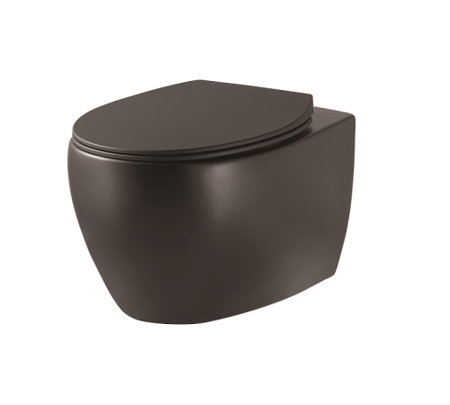 Унітаз підвісний Devit Acqua 3020155B безобідковий з сидінням slim, soft-close, quickfix Унітаз підвісний Devit Acqua 3020155B безобідковий з сидінням slim, soft-close, quickfix