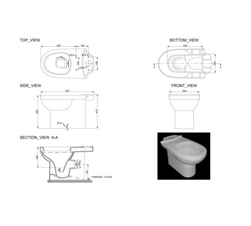 Унитаз-компакт Devit Smart 3010146 с сиденьем Soft Close (3013146) Унитаз-компакт Devit Smart 3010146 с сиденьем Soft Close (3013146)