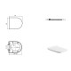 Унітаз підвісний Devit UP 3020120 Clean Pro з сидінням soft-close, quick-fix