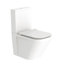 Унитаз-компакт Devit UP 3010120 безободковый с сидением Slim, Soft Close, quick-fix