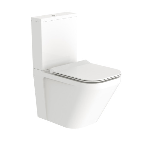 Унитаз-компакт Devit UP 3010120 безободковый с сидением Slim, Soft Close, quick-fix Унитаз-компакт Devit UP 3010120 безободковый с сидением Slim, Soft Close, quick-fix