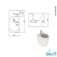 Біде підвісне Devit Up 2020120 з покриттям Extra Clean
