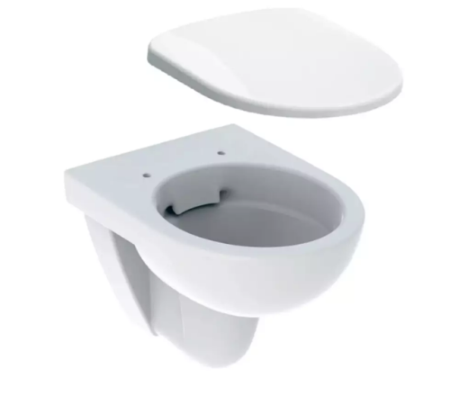 Унітаз підвісний Geberit Selnova Compact 500.349.01.1 + 501.575.01.1 Rimfree, укорочений 48см, із сидінням Soft Close Унітаз підвісний Geberit Selnova Compact 500.349.01.1 + 501.575.01.1 Rimfree, укорочений 48см, із сидінням Soft Close
