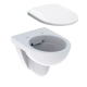 Унітаз підвісний Geberit Selnova Compact 500.349.01.1 + 501.575.01.1 Rimfree, укорочений 48см, із сидінням Soft Close