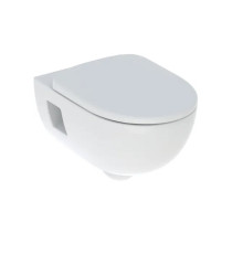 Унітаз підвісний Geberit Selnova 501.750.00.1 безобідковий (Rimfree) з кришкою Soft close
