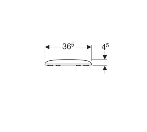 Кришка для унітазу Geberit iCon Square 571910000 Soft-Close Кришка для унітазу Geberit iCon Square 571910000 Soft-Close