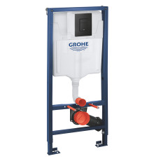 Інсталяція для унітаза Grohe Solido 38811KF0 3в1 з клавішею Even Black чорний