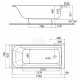 Ванна акрилова Kolo Rekord XWP3677000N 170x70 см