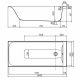 Ванна акрилова Kolo Rekord XWP3660000N 160x70 см