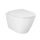 Унітаз підвісний безобідковий з кришкою SLIM Duroplast, Soft Close, Quick release RST23500A+RSTSC3901500 Feeling Rak Ceramics