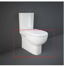 Унитаз-компакт RAK Ceramics Tonique TQ16AWHA без сливного бачка и сиденья