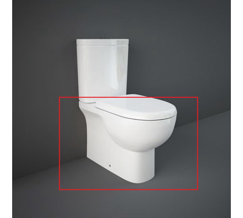 Унитаз-компакт RAK Ceramics Tonique TQ16AWHA без сливного бачка и сиденья