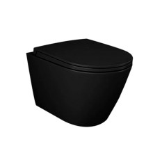 Унітаз підвісний RAK Ceramics FEELING RSTSC3901504 + RST23504A безобідковий із сидінням Soft Close