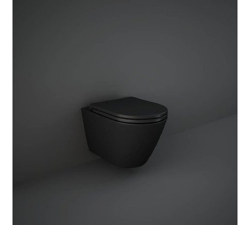 Унітаз підвісний RAK Ceramics FEELING RSTSC3901504 + RST23504A безобідковий із сидінням Soft Close Унітаз підвісний RAK Ceramics FEELING RSTSC3901504 + RST23504A безобідковий із сидінням Soft Close