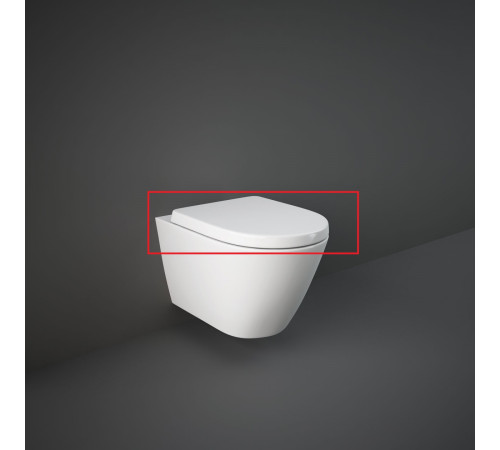 Кришка для унітазу RAK Ceramics Resort RESC0004 slim, Soft Close, Quick Release Кришка для унітазу RAK Ceramics Resort RESC0004 slim, Soft Close, Quick Release