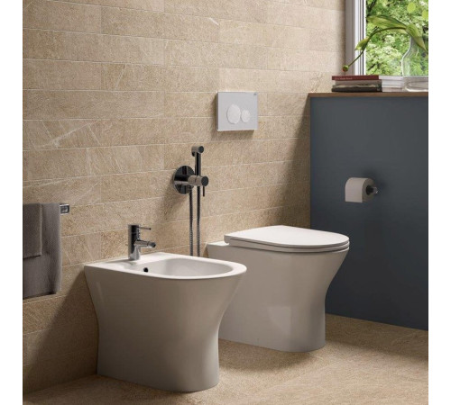Унитаз-компакт RAK Ceramics RESORT RST17AWHA+RST10AWHA+RESC0004 безободковый с сиденьем Soft-close