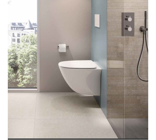 Унитаз-компакт RAK Ceramics RESORT RST17AWHA+RST10AWHA+RESC0004 безободковый с сиденьем Soft-close