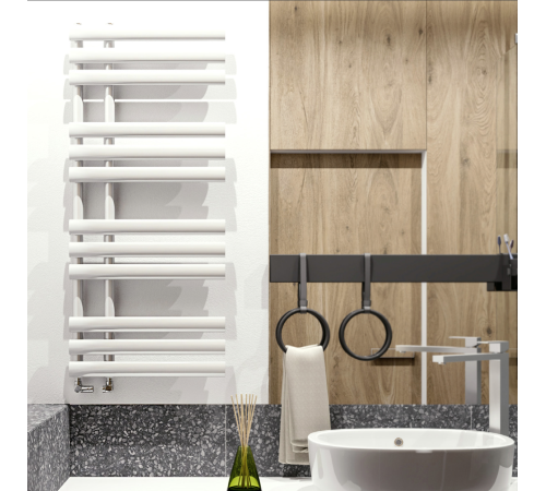 Сушка для рушників дизайнерська Ideale Eva 11 12/1130/500 WHITE Сушка для рушників дизайнерська Ideale Eva 11 12/1130/500 WHITE