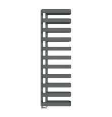 Сушка для рушників дизайнерська Ideale Gia 11/1600/500 ANTRACITE