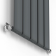 Сушка для рушників дизайнерська Ideale Stella 11 5/1200/500 ANTRACITE