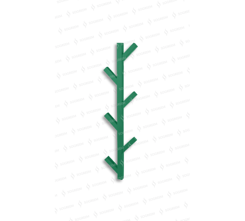 Сушка для рушників дизайнерська Genesis-Aqua ALBERO GREEN Сушка для рушників дизайнерська Genesis-Aqua ALBERO GREEN