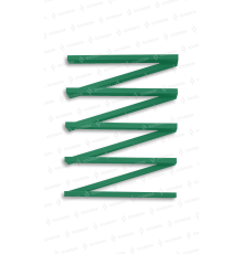 Сушка для рушників дизайнерська Genesis-Aqua ZIGZAG GREEN (800)