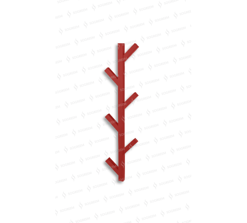 Сушка для рушників дизайнерська Genesis-Aqua ALBERO RED Сушка для рушників дизайнерська Genesis-Aqua ALBERO RED