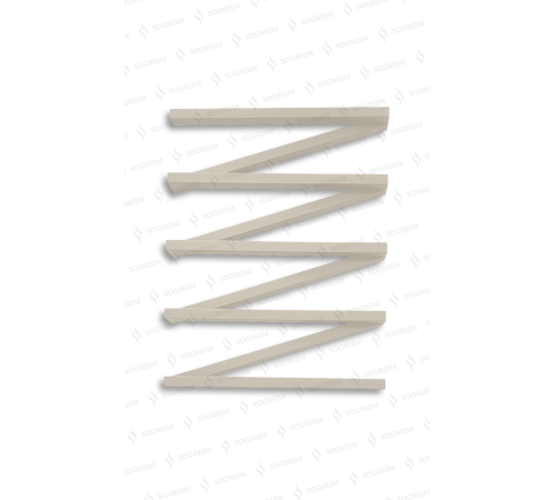 Сушка для рушників дизайнерська Genesis-Aqua ZIGZAG BEIGE (800) Сушка для рушників дизайнерська Genesis-Aqua ZIGZAG BEIGE (800)
