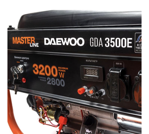 Бензиновий генератор DAEWOO GDA 3500E Бензиновий генератор DAEWOO GDA 3500E