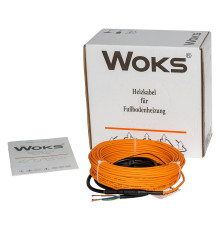 Кабель нагревательный двужильный Woks-18, 500 Вт (28 м)