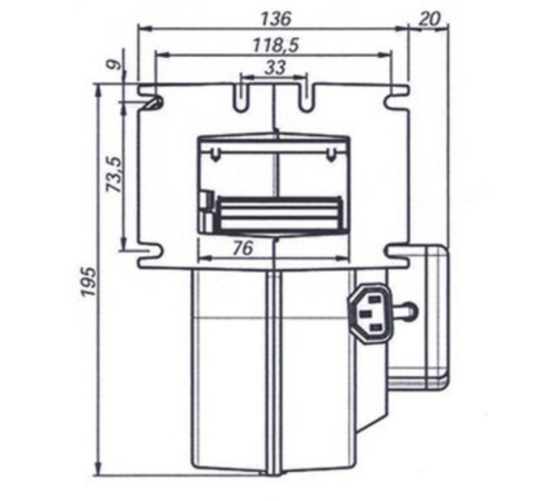 Турбiна KG Elektronik DP-140 ALU Турбiна KG Elektronik DP-140 ALU