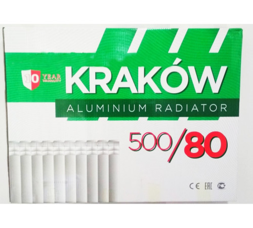 Алюмінієвий радіатор KRAKOW 500/80 Алюмінієвий радіатор KRAKOW 500/80