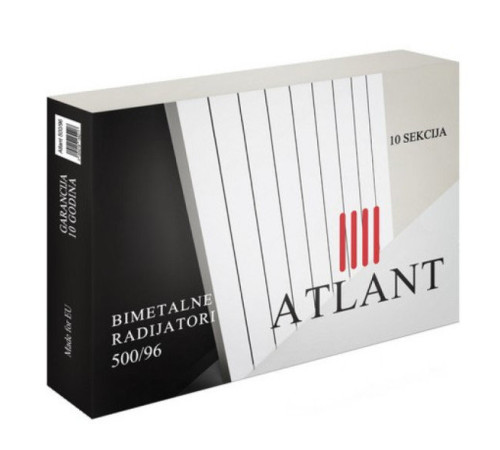 Біметалевий радіатор ATLANT 500/96